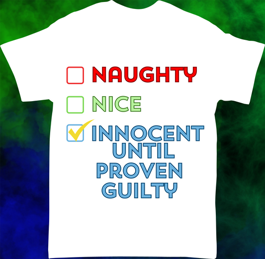 Naught, Nice, Innocent - T-shirt - 031