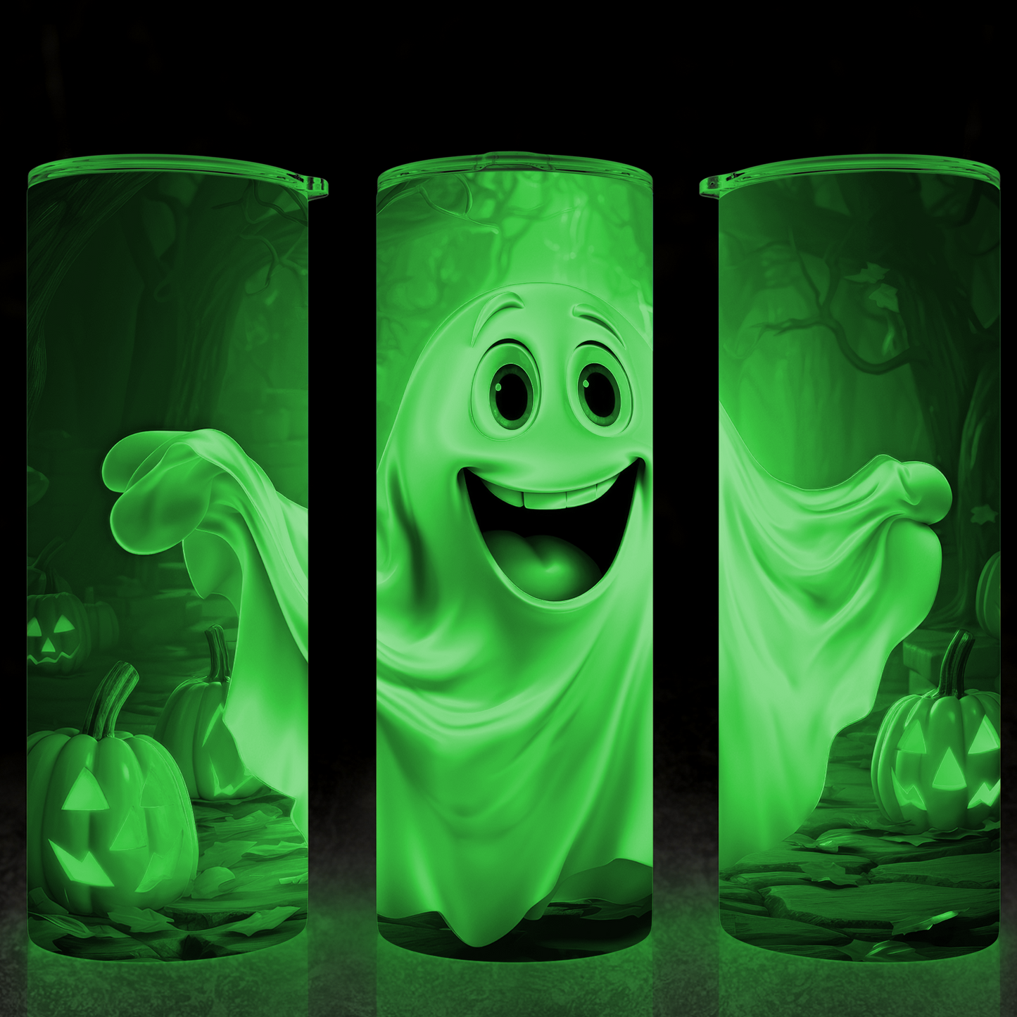 Happy Ghost Tumbler