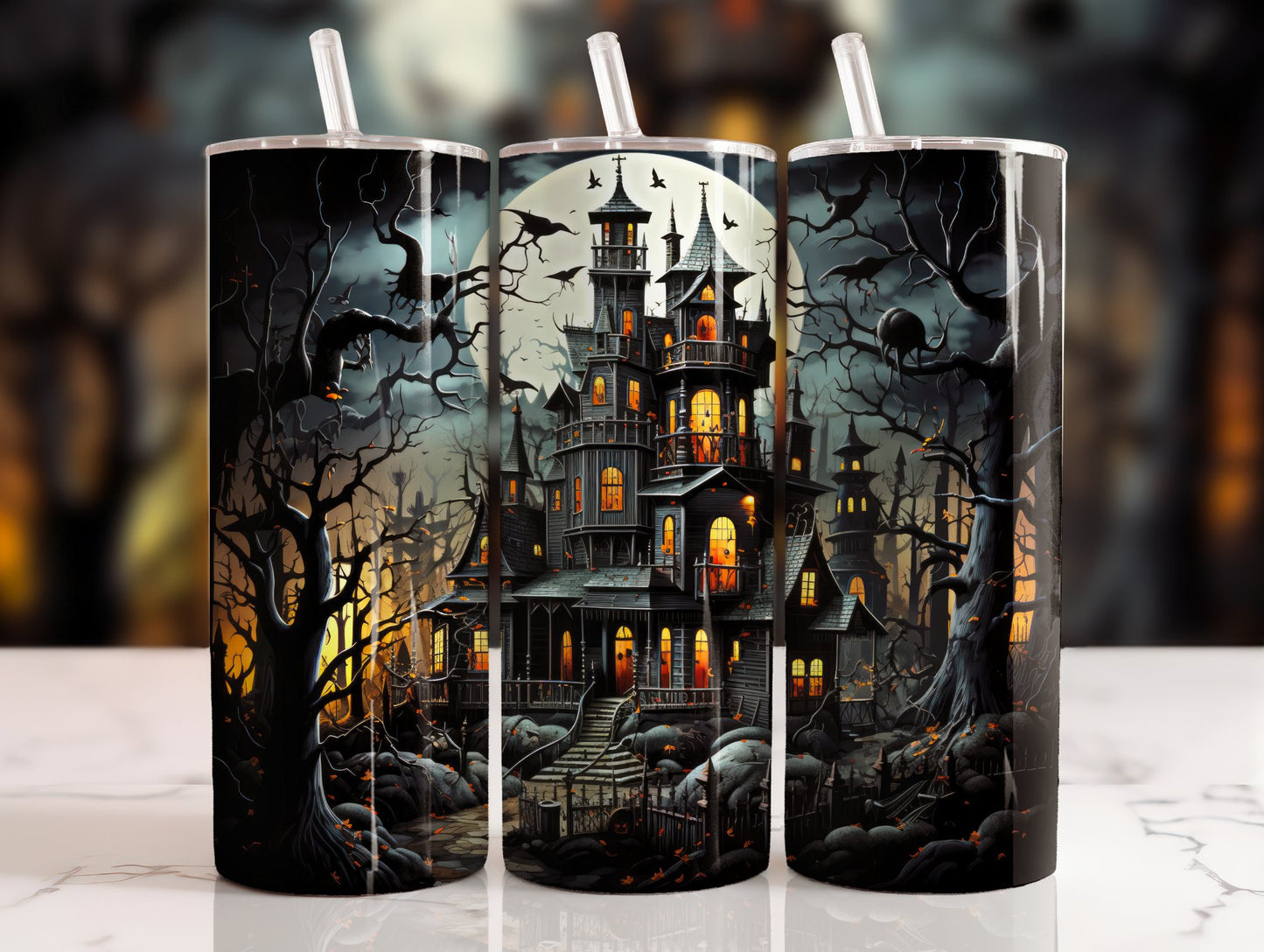 Haunted House Tumbler