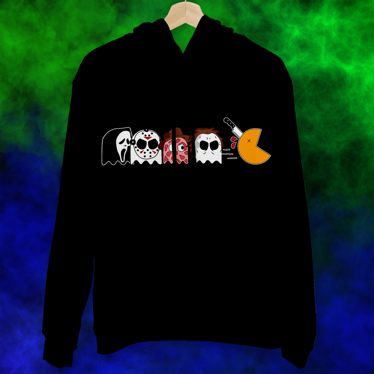 Halloween Pac Man Hoodie - 027