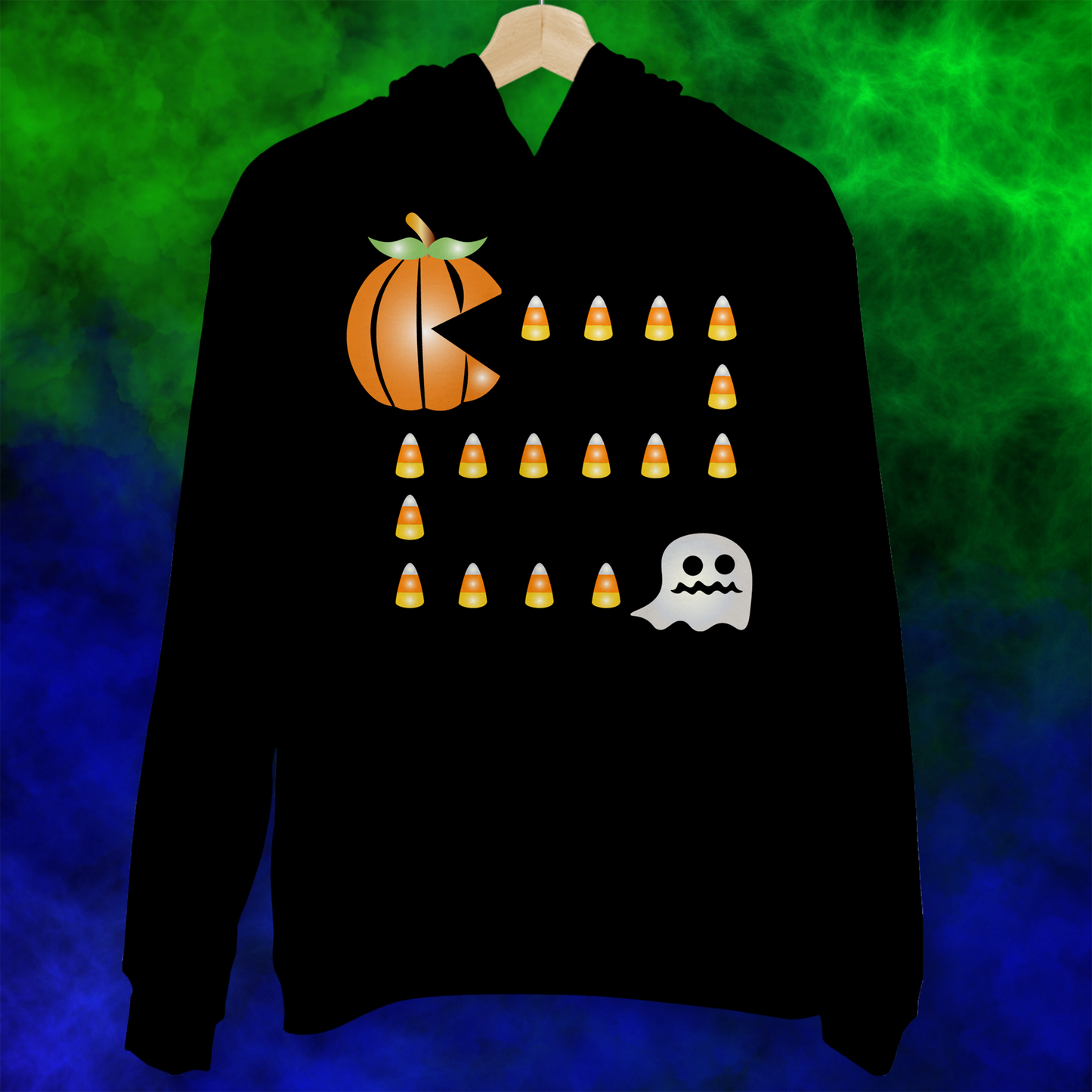 Pac Man Pumpkin - Hoodie - 028