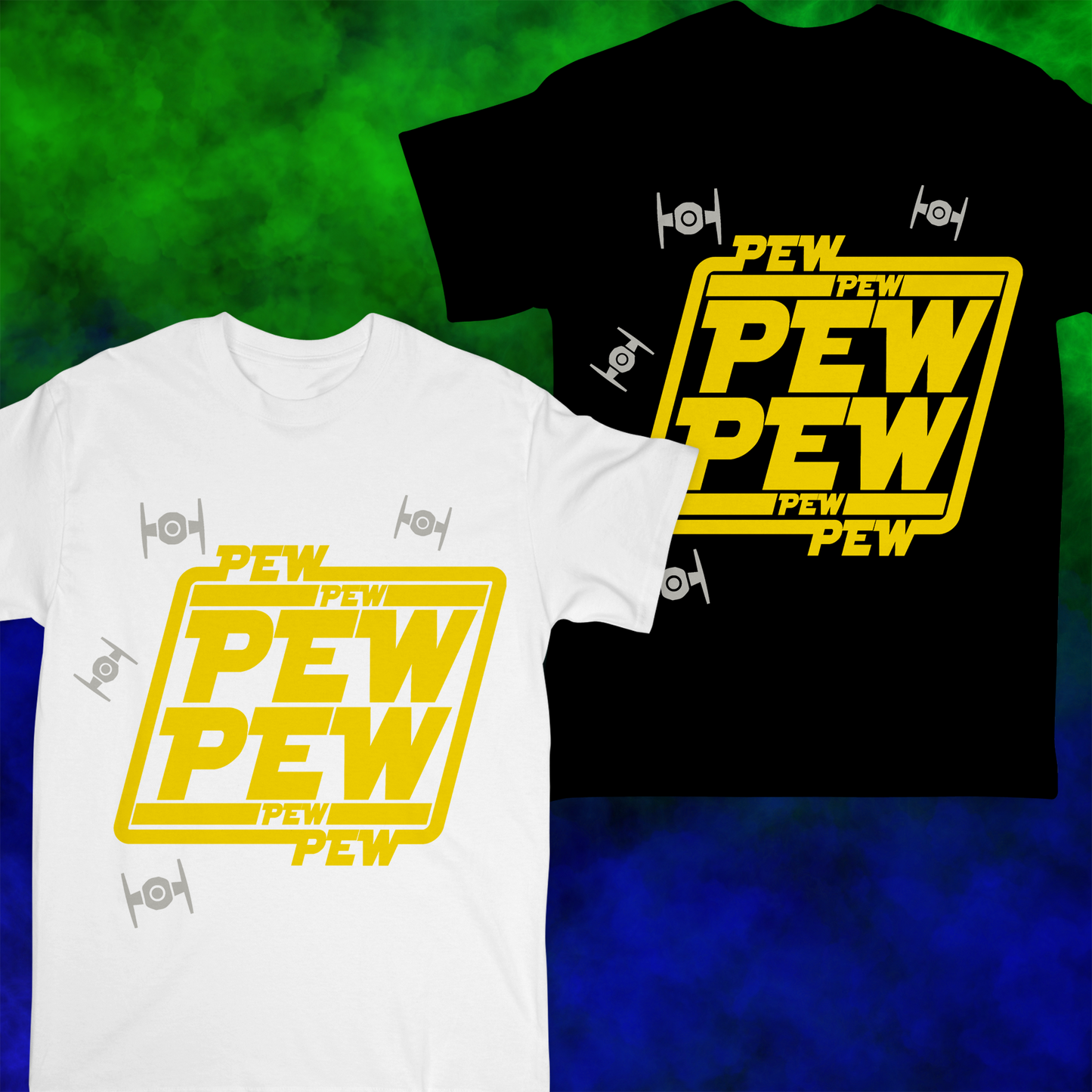 Pew, Pew, Pew - T-shirt - 041