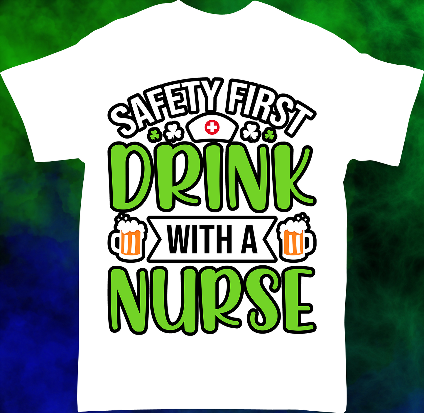 Drink With A Nurse - T-shirt - 051