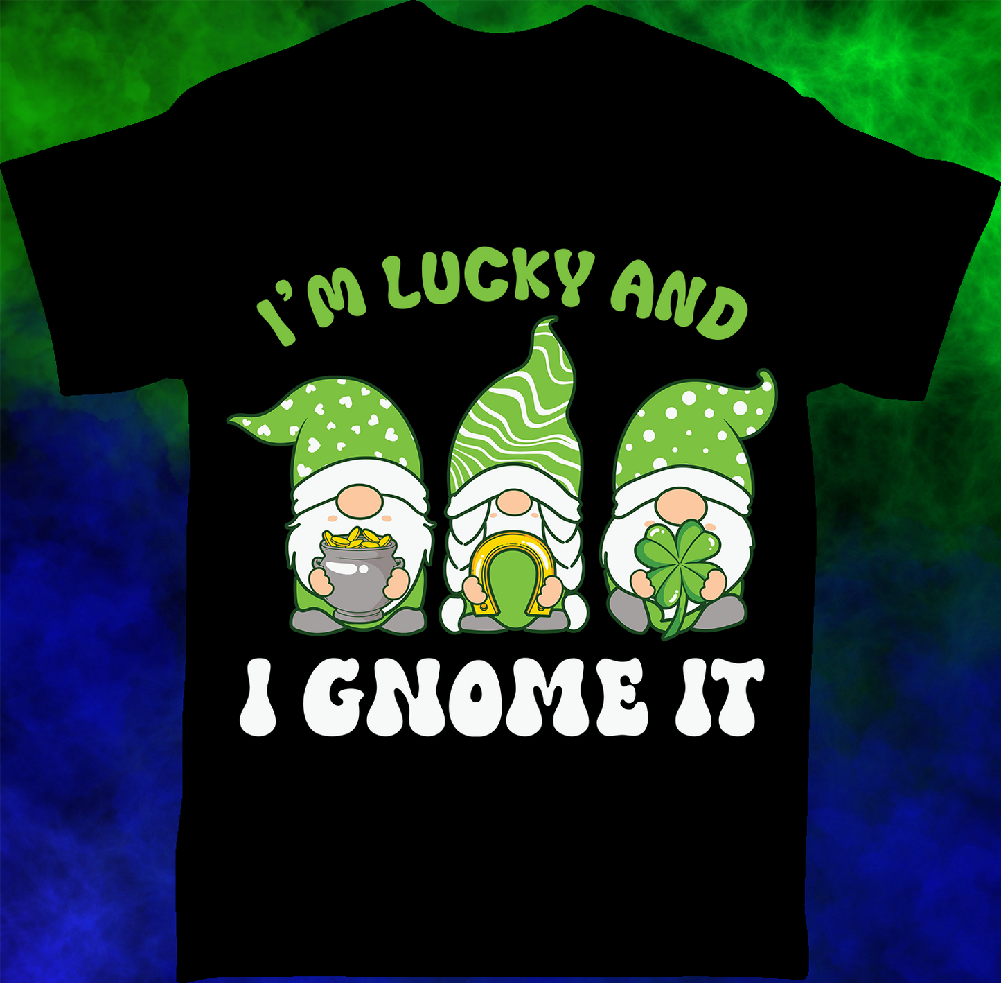 Lucky Gnome It - T-shirt - 052