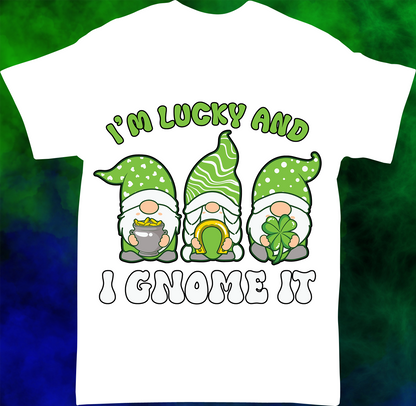 Lucky Gnome It - T-shirt - 052