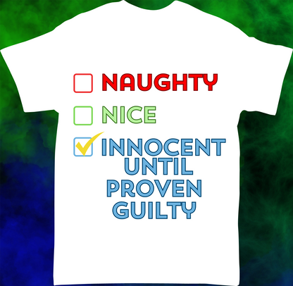 Naught, Nice, Innocent - T-shirt - 031