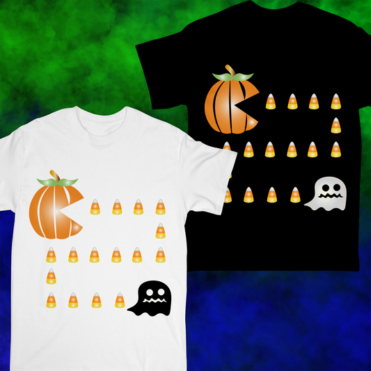 Pac Man Pumpkin - T-shirt - 028