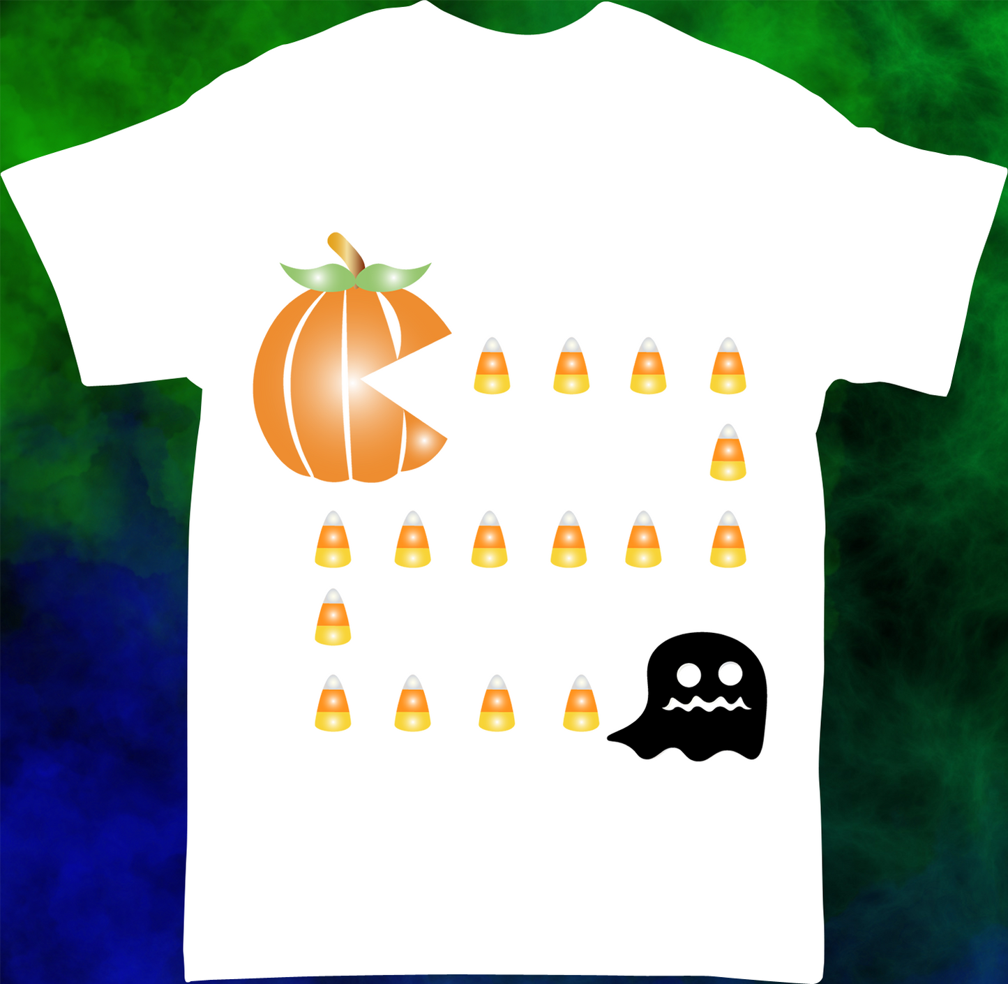 Pac Man Pumpkin - T-shirt - 028